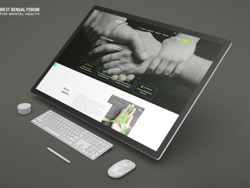 West Bengal Forum for Mental Health Website Mockup